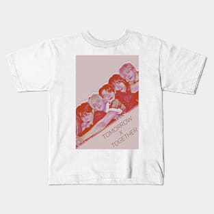 Tomorrow X Together Group photo design Kids T-Shirt